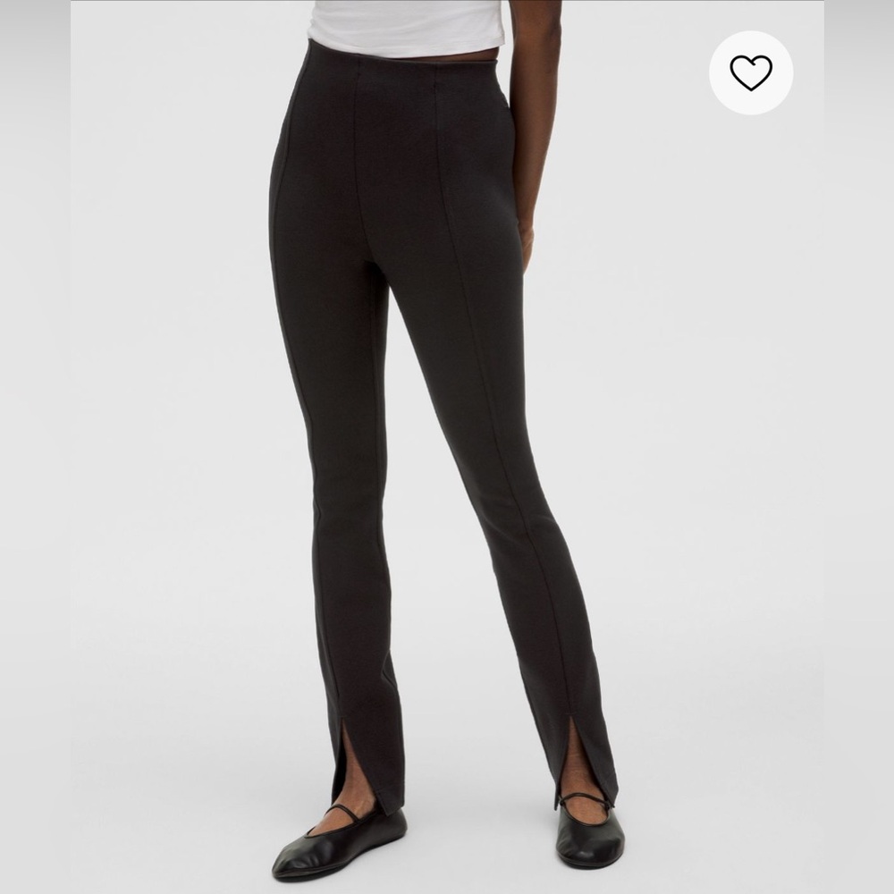 Stretch knit High rise pull on pant Regular